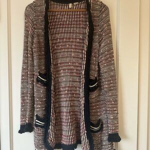 Moth Multicolor Textured Cardigan